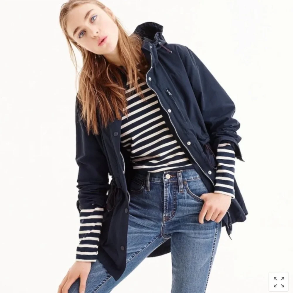 J. Crew Navy Blue Perfect Lightweight Jacket - Picture 13 of 15